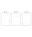 Bolsa de lazo blanco personalizada