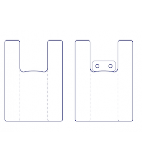 Bolsa de camiseta anónima